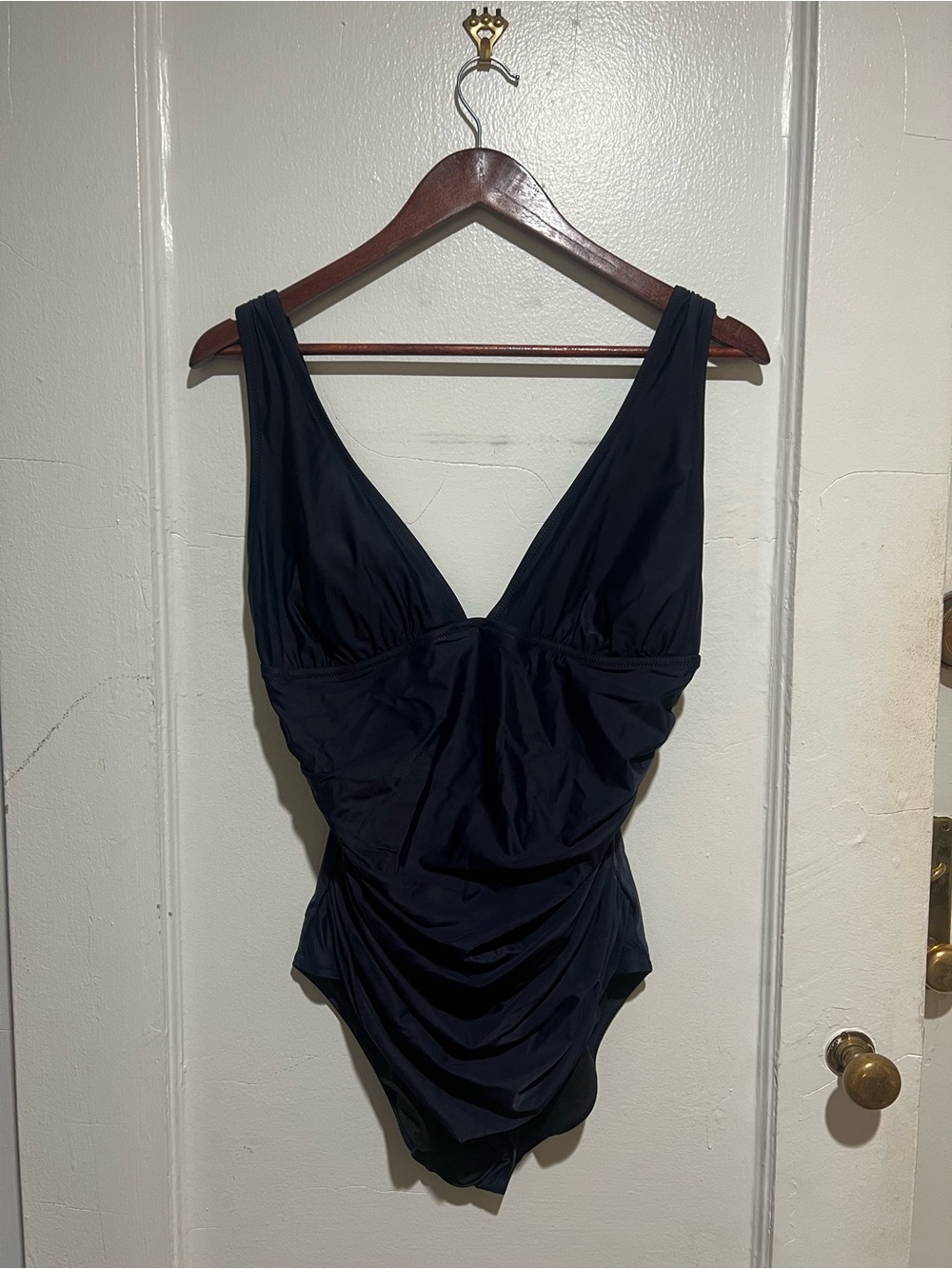J. Crew Navy One-Piece Swimsuit